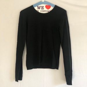 Black angel wings sweater